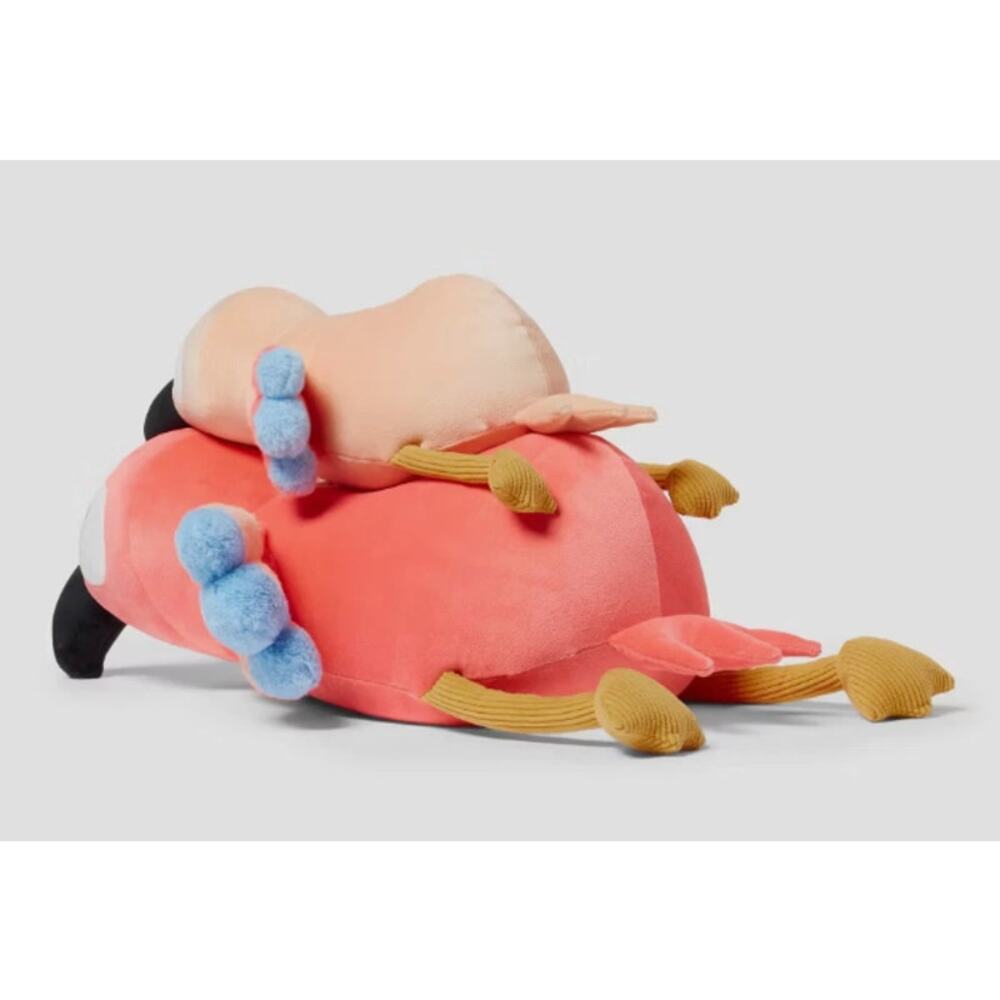 Parrot and Baby Weighted Plush Kids' Throw Pillow Pink - Pillowfort NWT - Picture 4 of 4